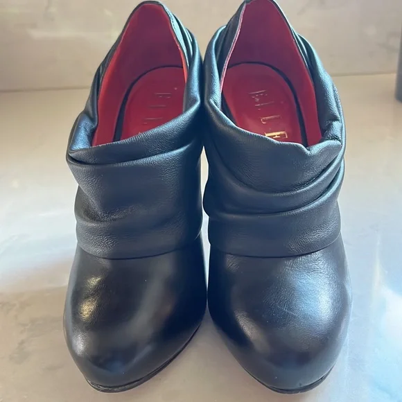 Elle black high-heeled booties - Picture 3 of 10